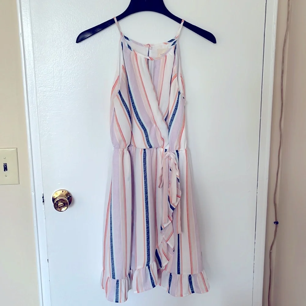 Multicolor Ruffle Dress - Picture 1 of 2